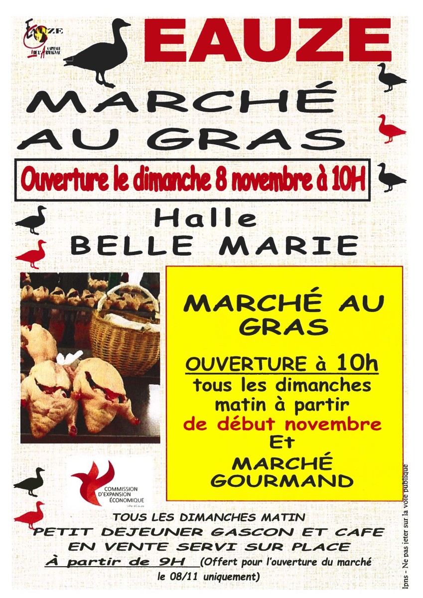MARCHÉ AU GRAS EAUZE