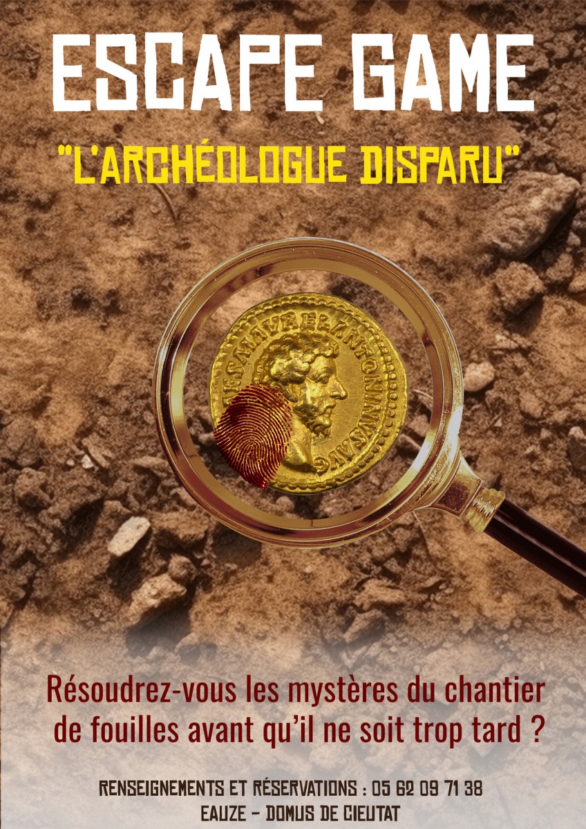 ESCAPE GAME "L'ARCHÉOLOGUE DISPARU"