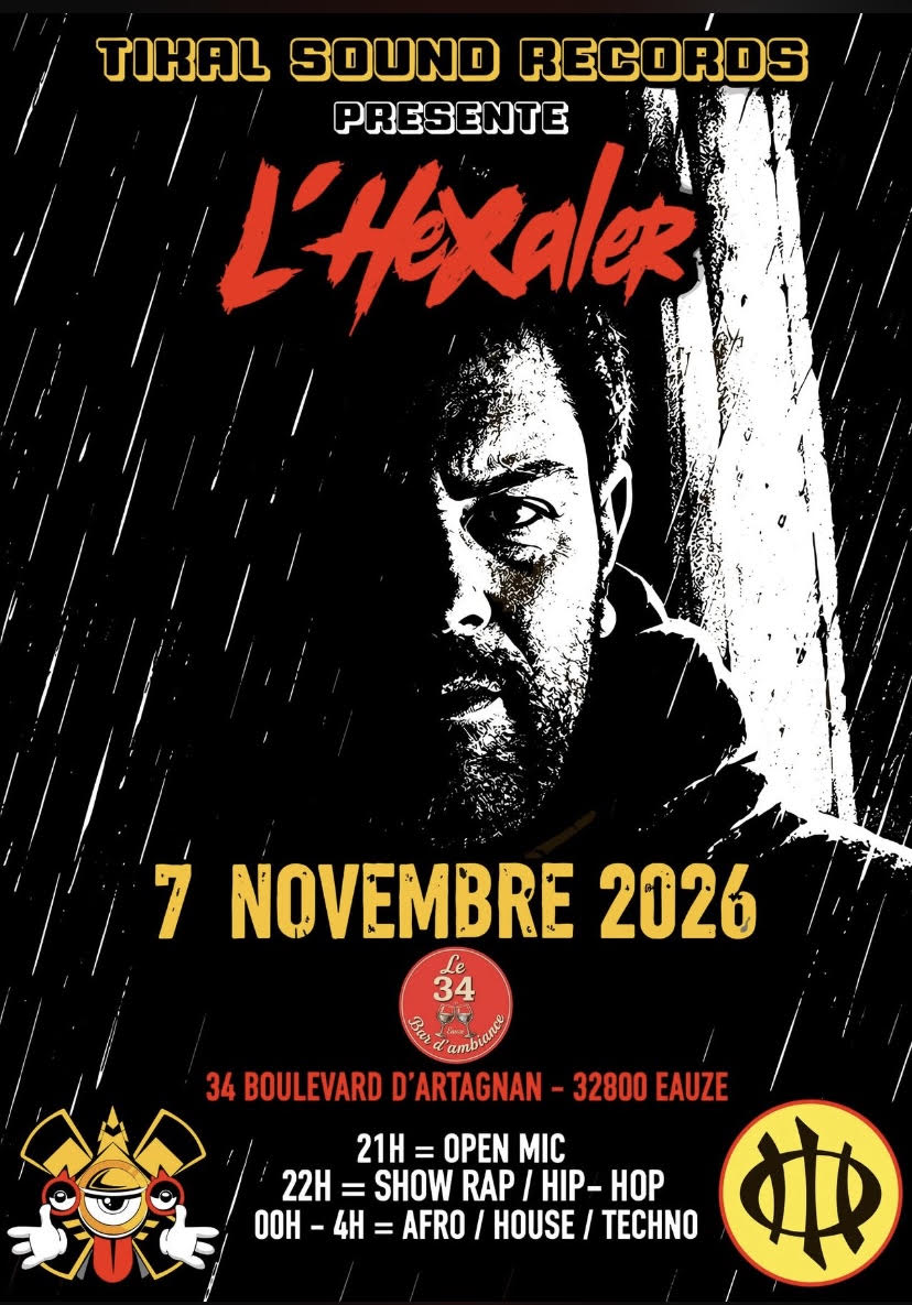 L'Hexaler en concert / Djset au Bar Le 34